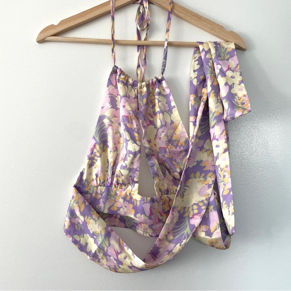 Vintage Neck and Back Tie Top - Picture 2 of 4